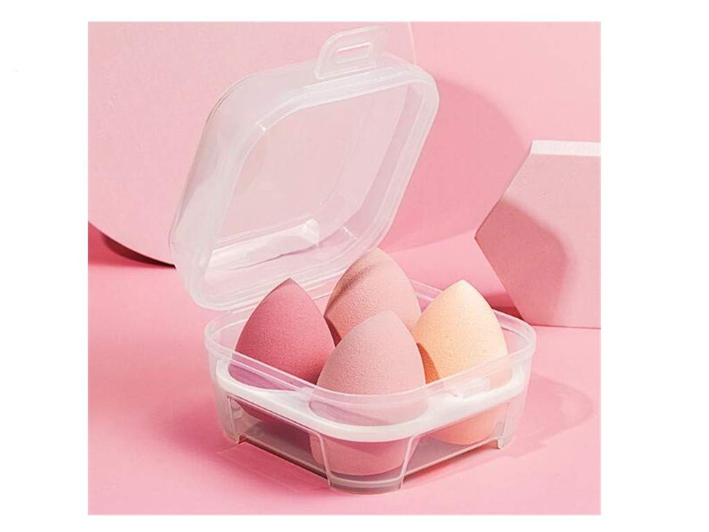 Beauty Sponge Set, 4 Pieces, with Holder