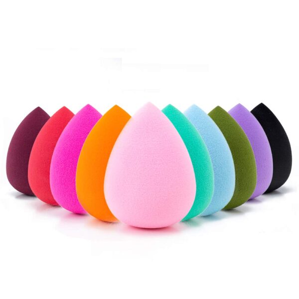 Beauty Sponge Set, 10 Pieces, Multi-Colour