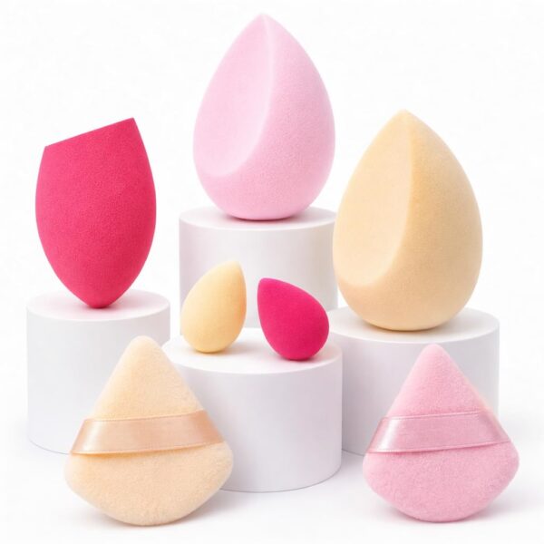 Beauty Sponge Set, 7 Pieces, Ultra Soft