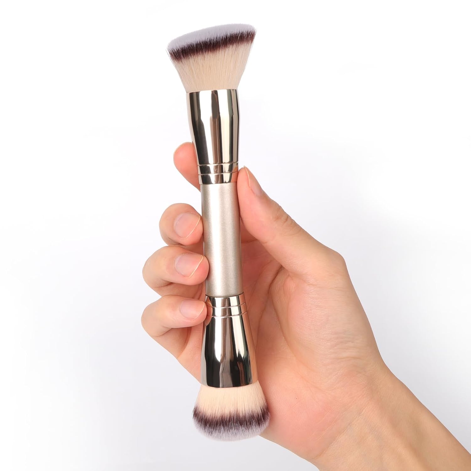 Dual-Ended Base Brush, Round and Angled