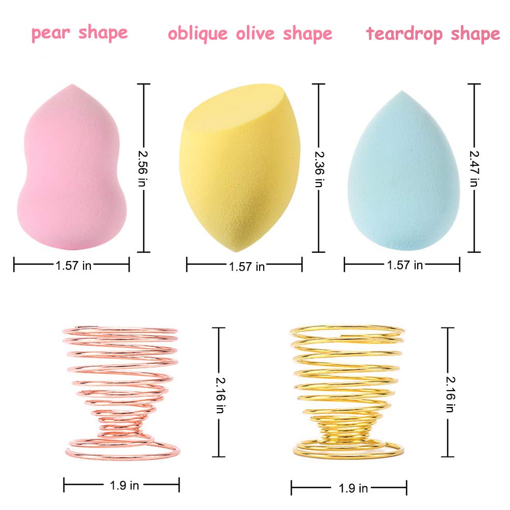 Beauty Sponge Set, 24 Pieces, 7 Colours - Image 2