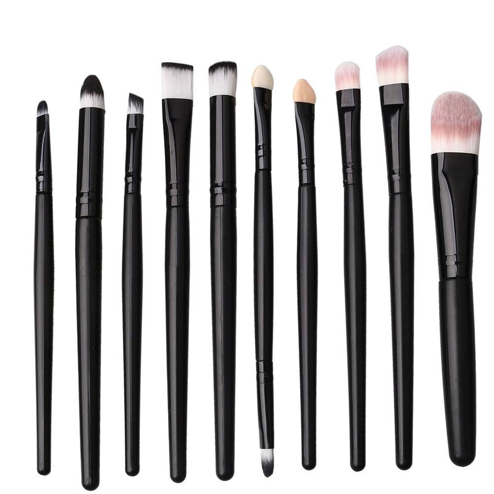 Beauty Brush Set, 20 Pieces, Black - Image 2
