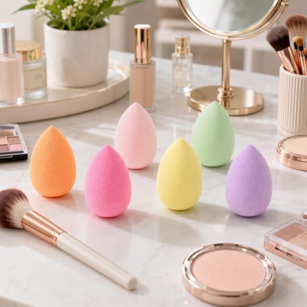 Beauty Sponge Set, 6 Pieces, Soft