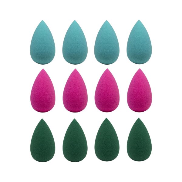 Mini Beauty Sponge Set, 12 Pieces, Eye Area