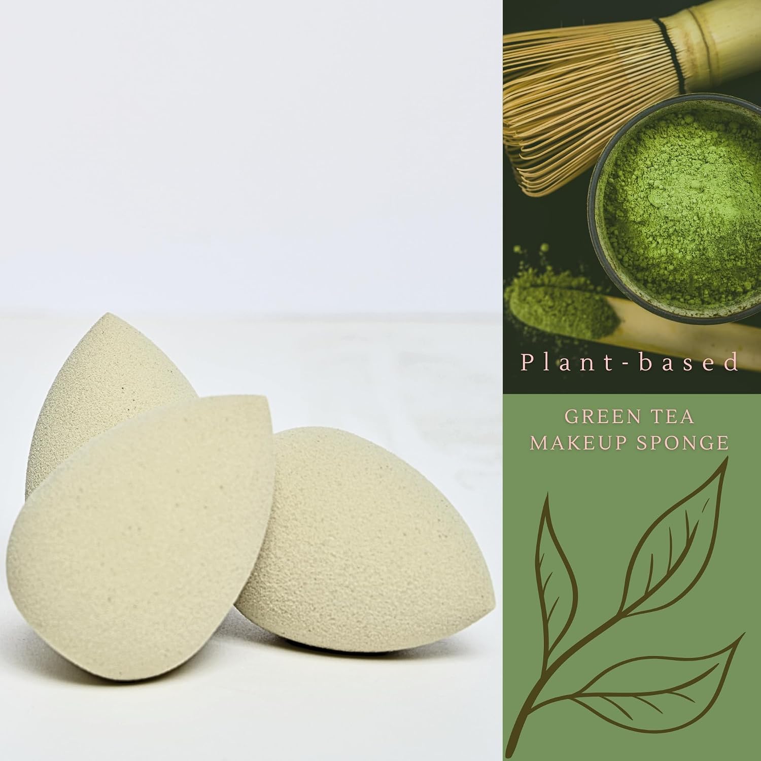 Single Beauty Sponge, Green Tea, 1 Piece - Image 2