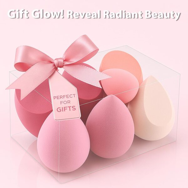 Beauty Sponge Set, 7 Pieces, Multi-Colour