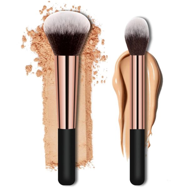 Face and Base Brush Set, 2 Pieces